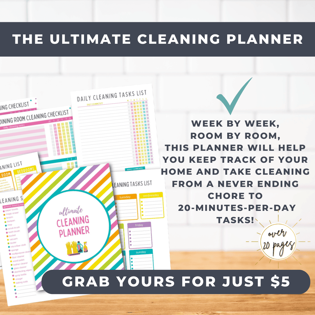 A Realistic Cleaning Schedule for Busy Working Moms - Simply Well Balanced