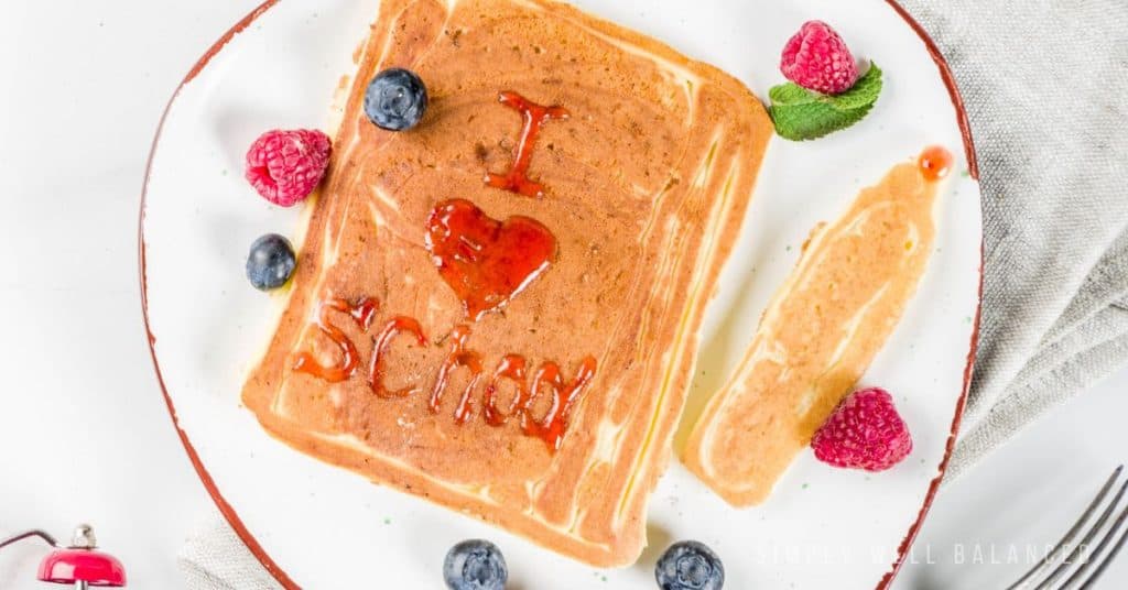 Back to school breakfast toast