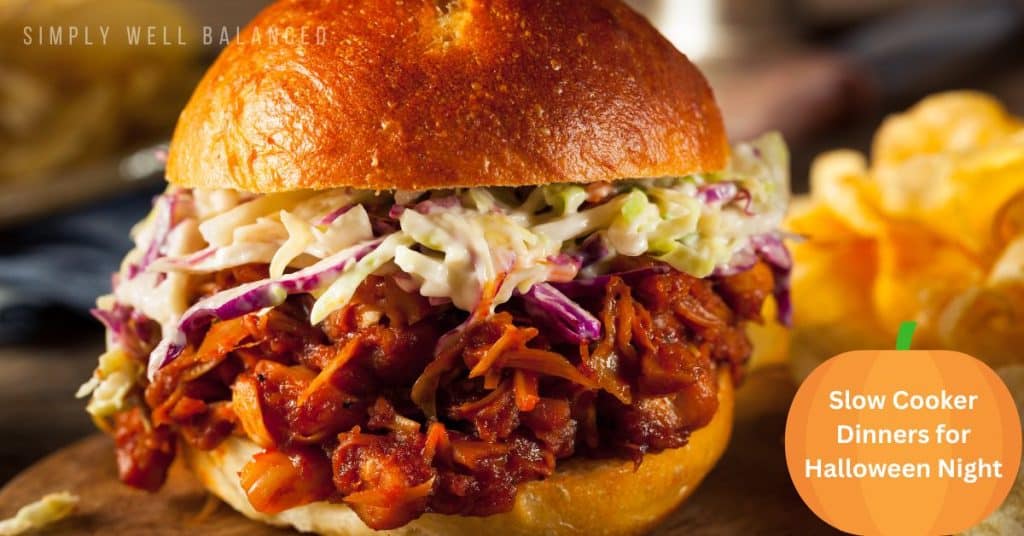 Slow Cooker Pulled Pork for Halloween Night