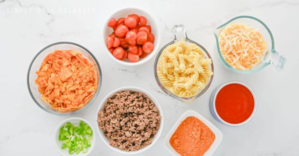 Doritos taco pasta salad ingredients