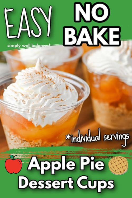 No Bake Apple Pie Dessert Cups Recipe